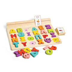 Svoora Εκπαιδευτικά Παιχνίδια Svoora Παίζω με τα Γράμματα - Ελληνικό Ξύλινο Αλφάβητο και 50 Κάρτες