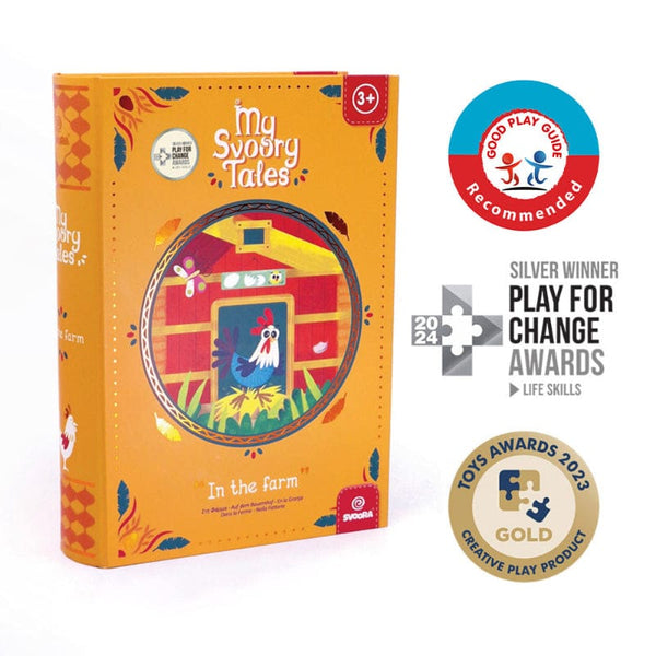 Svoora Μαγνητικά Παιχνίδια Svoora Μαγνητικό βιβλίο δημιουργίας παραμυθιών My SvooryTales 'Φάρμα'
