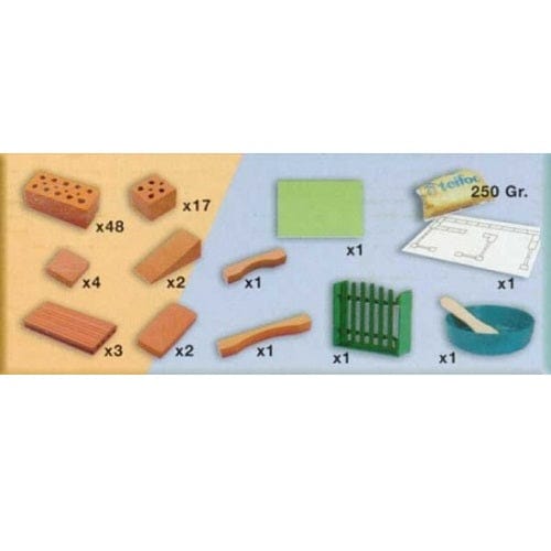 Teifoc Ζωγραφική - Καλλιτεχνικά - Παζλ Teifoc Χτίζοντας Μικρό εξοχικό σπίτι 86 εξαρτήματα