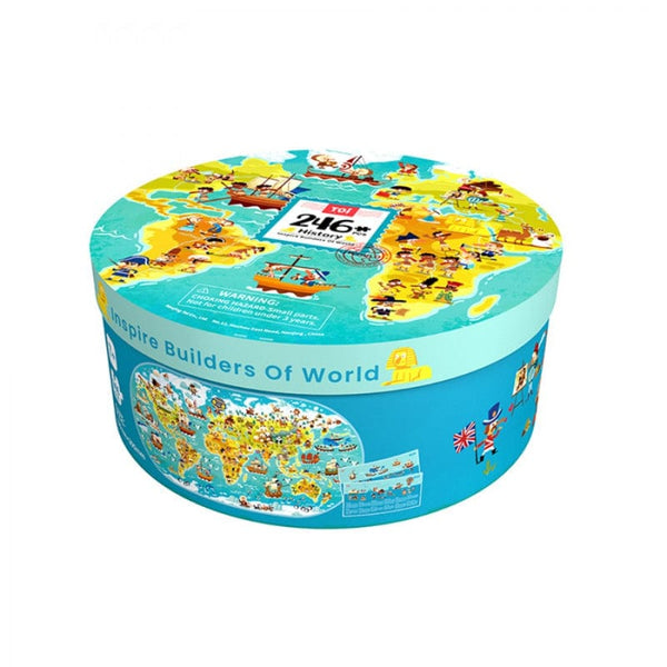 TOI WORLD Ζωγραφική - Καλλιτεχνικά - Παζλ Toi World Παιδικό Puzzle World History 246pcs