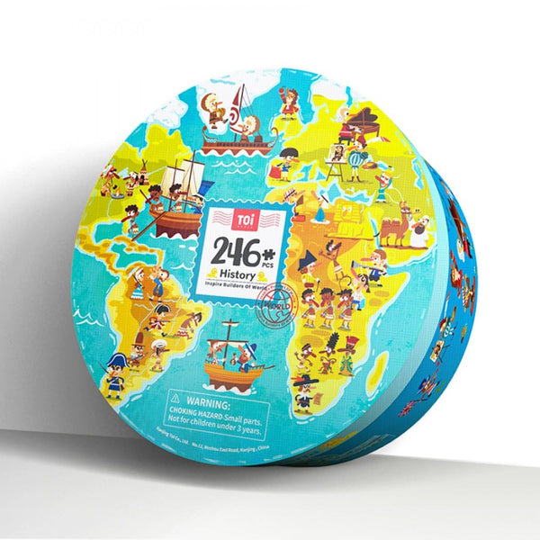 TOI WORLD Ζωγραφική - Καλλιτεχνικά - Παζλ Toi World Παιδικό Puzzle World History 246pcs