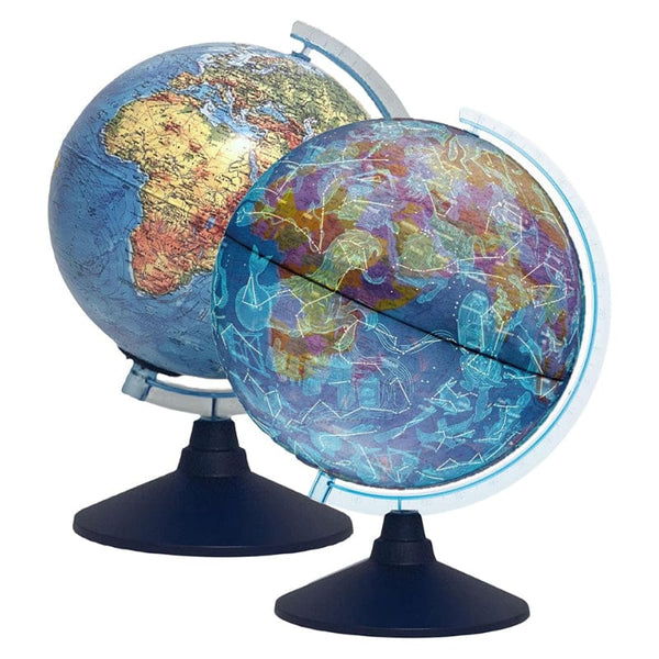 Tsironis Εκπαιδευτικά Παιχνίδια Ανάγλυφη υδρόγειος σφαίρα AR φυσική/αστερισμοί 32 εκ. στα ελληνικά