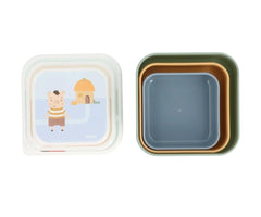 Tutete Παιδικά Δοχεία Φαγητού Tutete Σετ 3τμχ Δοχεία φαγητού 3 Little Pigs