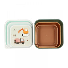 Tutete Παιδικά Δοχεία Φαγητού Tutete Σετ 3 φαγητοδοχείων Trucks