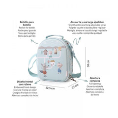 Tutete Τσαντάκι μεταφοράς φαγητού Tutete Ισοθερμική Τσάντα 3D 3 Little Pigs