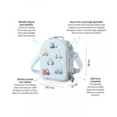 Tutete Τσαντάκι μεταφοράς φαγητού Tutete Ισοθερμική Τσάντα 3D City Cars