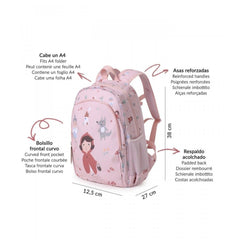 Tutete Σχολικές Τσάντες Tutete Μεγάλο Σακίδιο Little Red