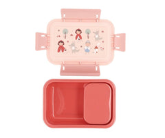 Tutete Παιδικά Δοχεία Φαγητού Tutete Μεγάλο Φαγητοδοχείο με Καπάκι Ασφαλείας Little Red