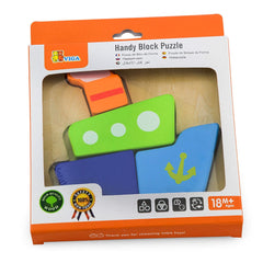 Viga Ζωγραφική - Καλλιτεχνικά - Παζλ Viga Ξύλινο παζλ καραβάκι 15χ15 εκατ.