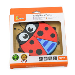 Viga Ζωγραφική - Καλλιτεχνικά - Παζλ Viga Ξύλινο παζλ πασχαλίτσα 15x15 εκατ.