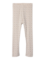 Lil' Atelier Leggings GRAY MORN Vintage Flower