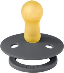 Bibs Πιπίλες Καουτσούκ Colour για 6-18 μηνών Iron / Baby Blue 2τμχ