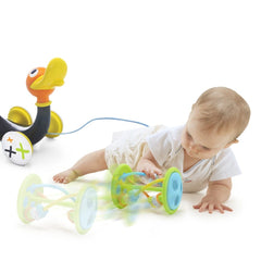 Yookidoo Βρεφικά Παιχνίδια Δραστηριοτήτων Yookidoo Pull Along Whistling Duck με Μουσική και Ήχους για 12+ Μηνών
