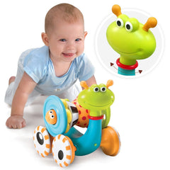 Yookidoo Βρεφικά Παιχνίδια Δραστηριοτήτων Yookidoo Push Along Crawl 'N' Go Snail με Μουσική για 6+ Μηνών