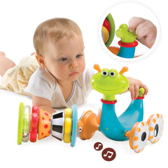 Yookidoo Βρεφικά Παιχνίδια Δραστηριοτήτων Yookidoo Push Along Crawl 'N' Go Snail με Μουσική για 6+ Μηνών