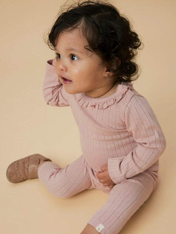 Lil' Atelier Φορμάκι Μακρυμάνικο Misty Rose